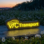 Mini Enseigne LED Véhicule – Chauffeur VTC