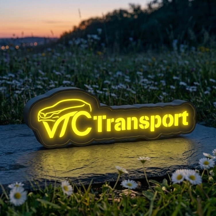 Mini Enseigne LED Véhicule – Chauffeur VTC