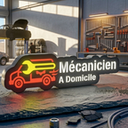 Mini Enseigne LED Véhicule – Mécanicien à Domicile