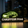 Mini Enseigne LED Véhicule – Chauffeur Privé