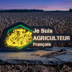 Mini Enseigne LED Véhicule – Je Suis Agriculteur Français
