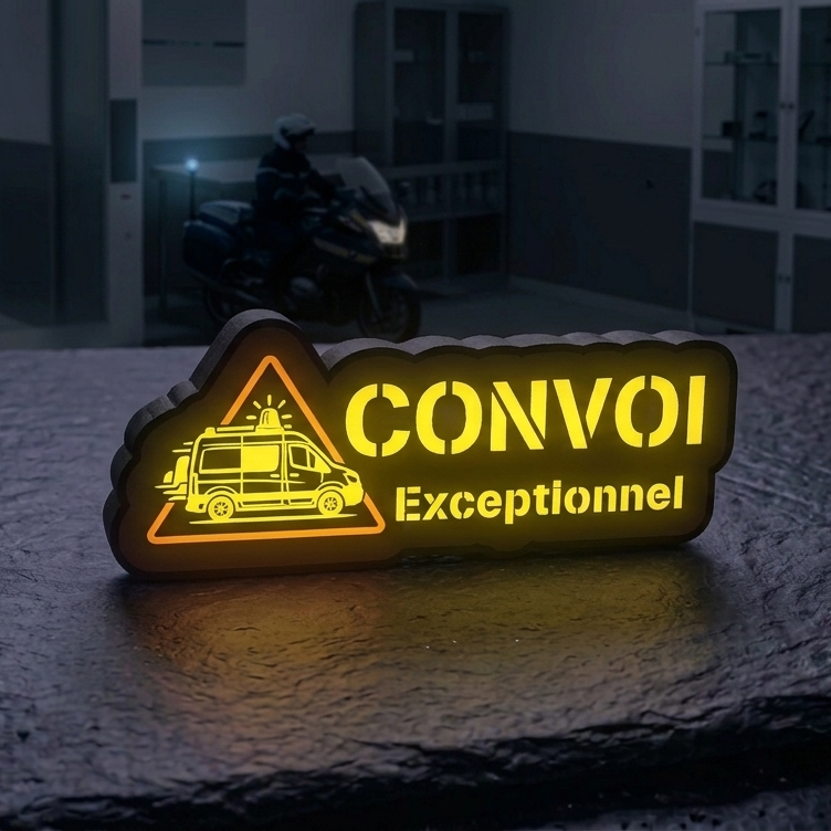 Mini 5V Exceptional Convoy vehicle sign sun visor mount