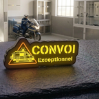 Mini 5V Exceptional Convoy vehicle sign sun visor mount