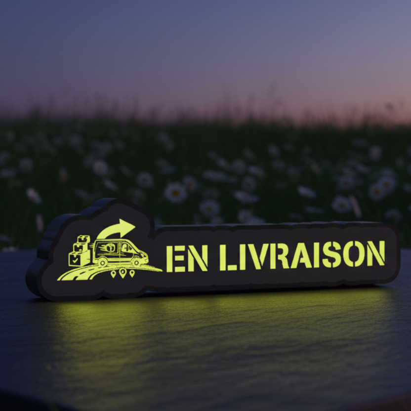 5V Mini Sign for Sun Visor Mounting