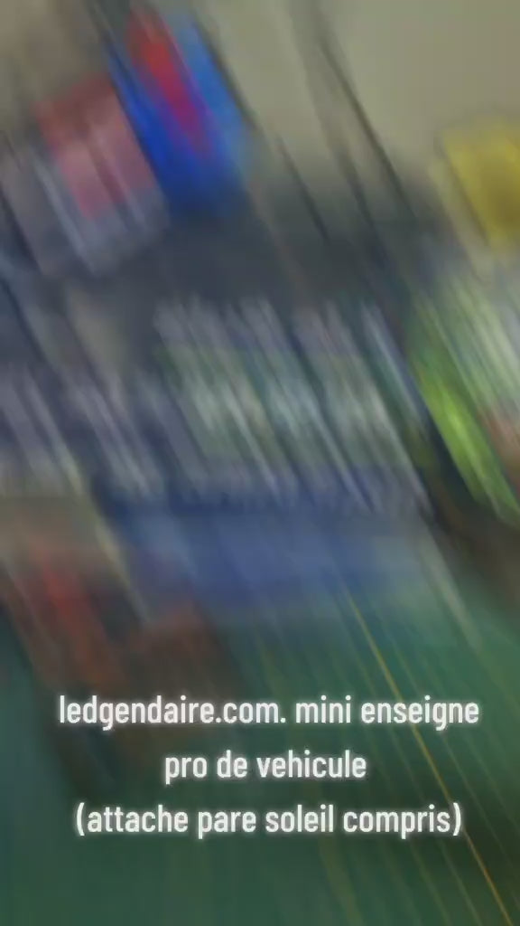 Mini Enseigne LED Véhicule – Auxiliaire de Vie